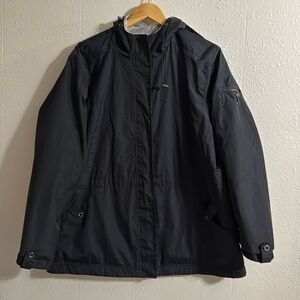 Men's Black Hooded Jacket